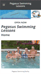 Mobile Screenshot of pegasusswimming.com